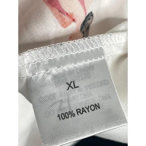 Jane & Delancey Shirt Womens XL Novelty Retro Beach Girls Bathing Suits NWT - Picture 5 of 15